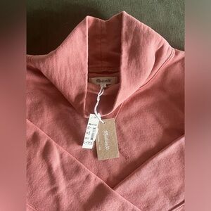 Brand new Madewell size small high neck sweatshirt